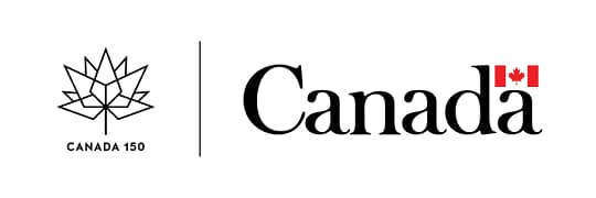 Canada at 150 logo