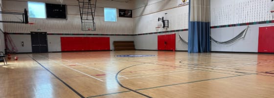 An empty shot of the gym.